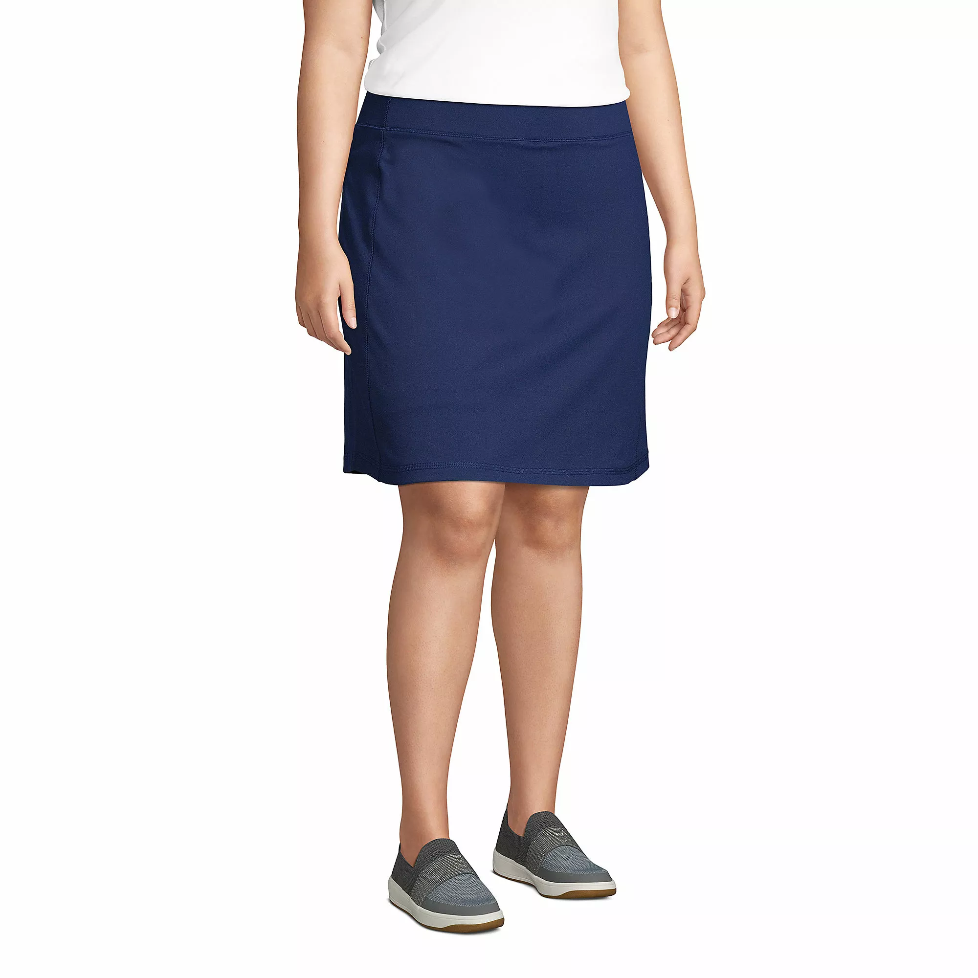 Lands' End Women's Plus Size Active Knit Skort - Image 3
