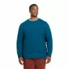 Lands' End Men's Big Long Sleeve Serious Sweats Crewneck Sweatshirt