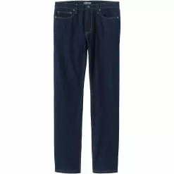 Lands' End Men's Straight Stretch Five Pocket Denim Jeans
