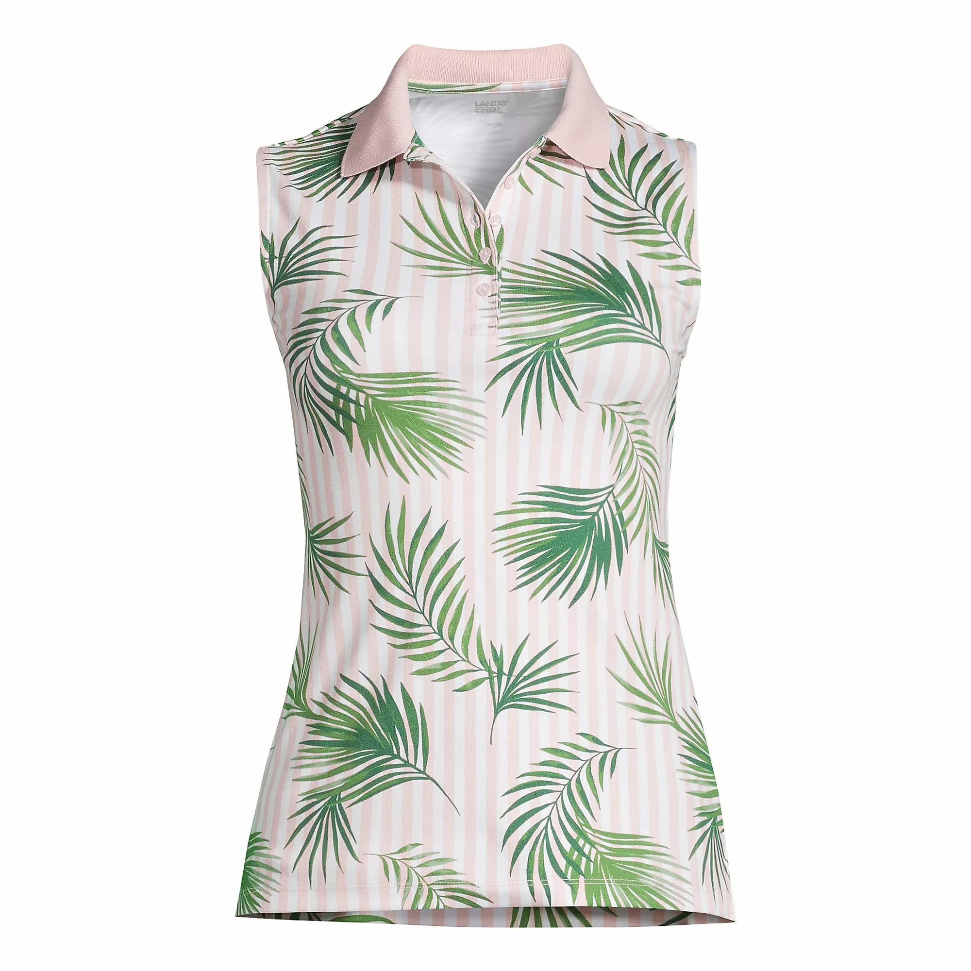 Lands' End Women's Sleeveless Supima Cotton Polo Shirt - Image 2