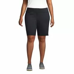 Lands' End Women's Plus Size Active Relaxed Shorts