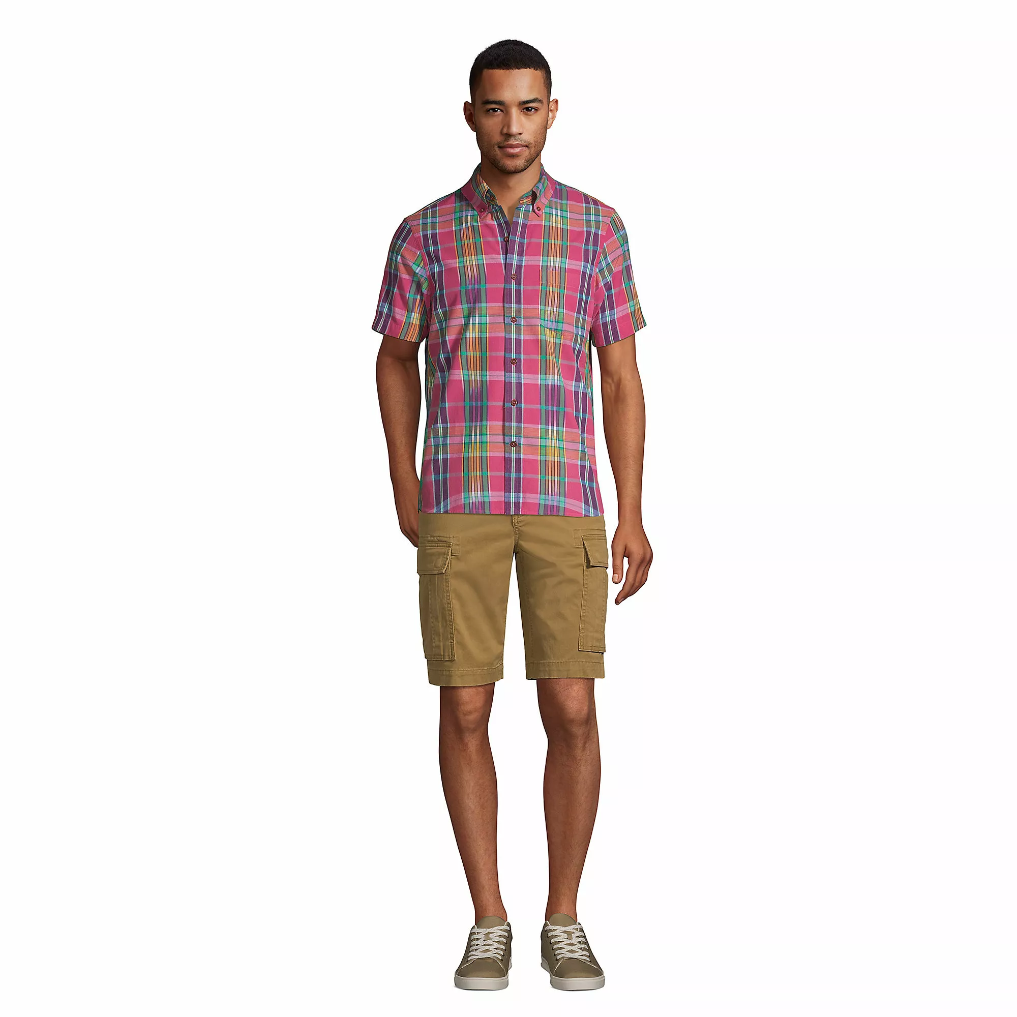 Lands' End Men's Big Traditional Fit 10.5" Comfort-First Knockabout Cargo Shorts - Image 4