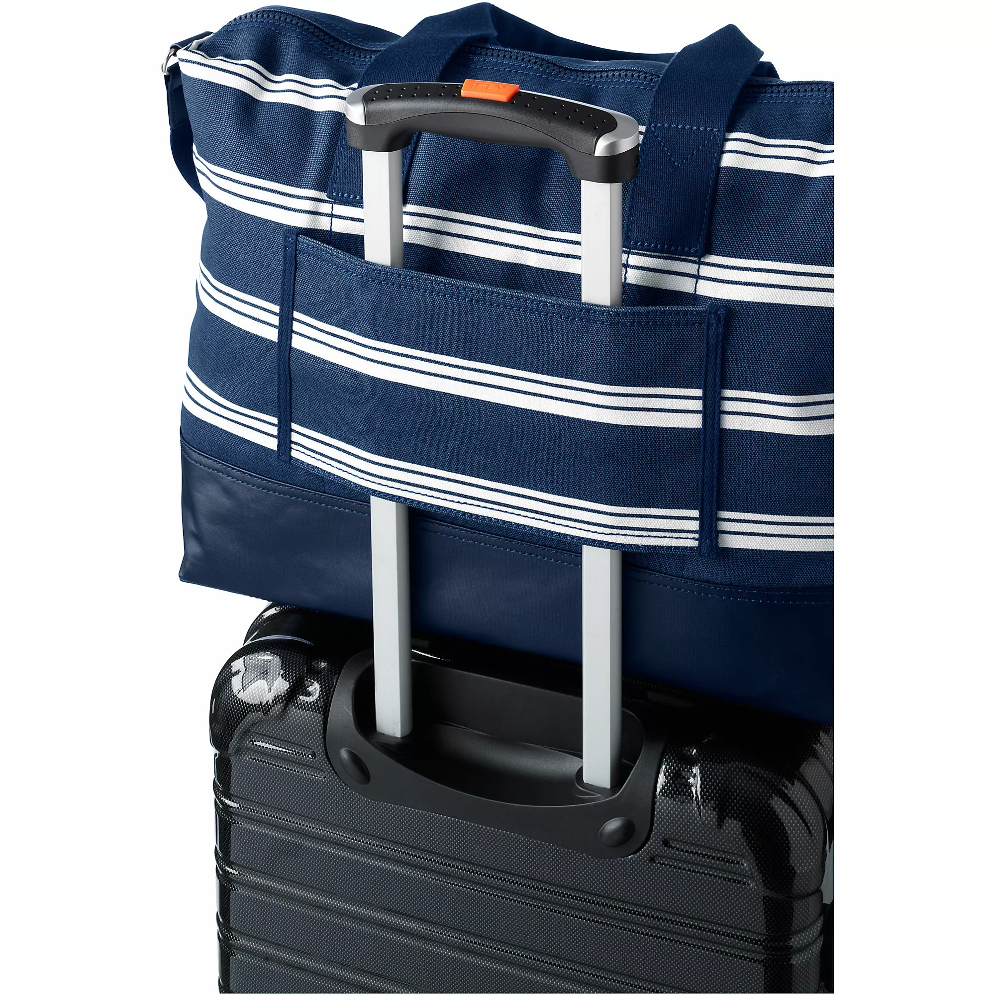 Lands' End Print Canvas Weekender Duffle Bag - Image 4