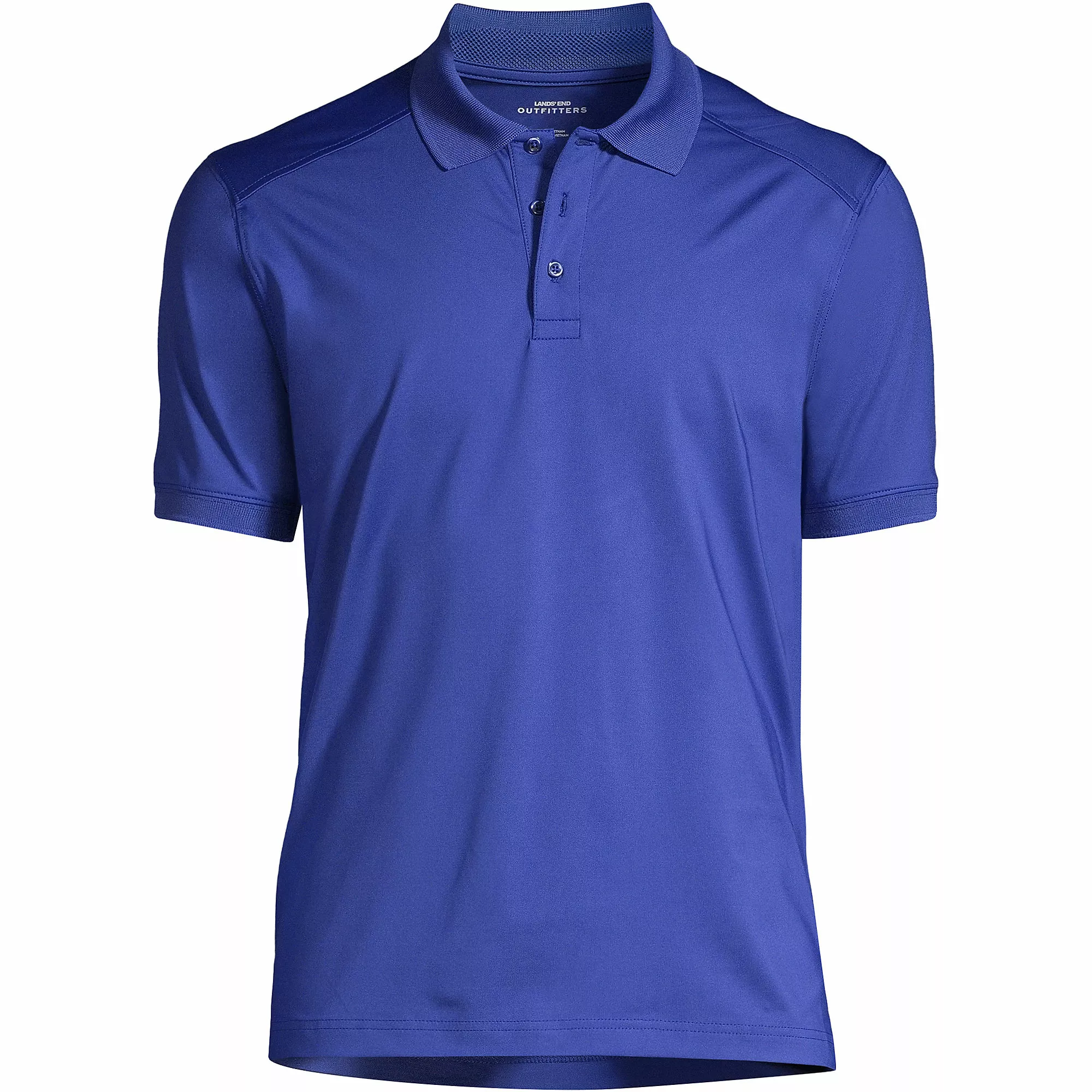 Lands' End Men's Big Short Sleeve Rapid Dry Active Polo Shirt