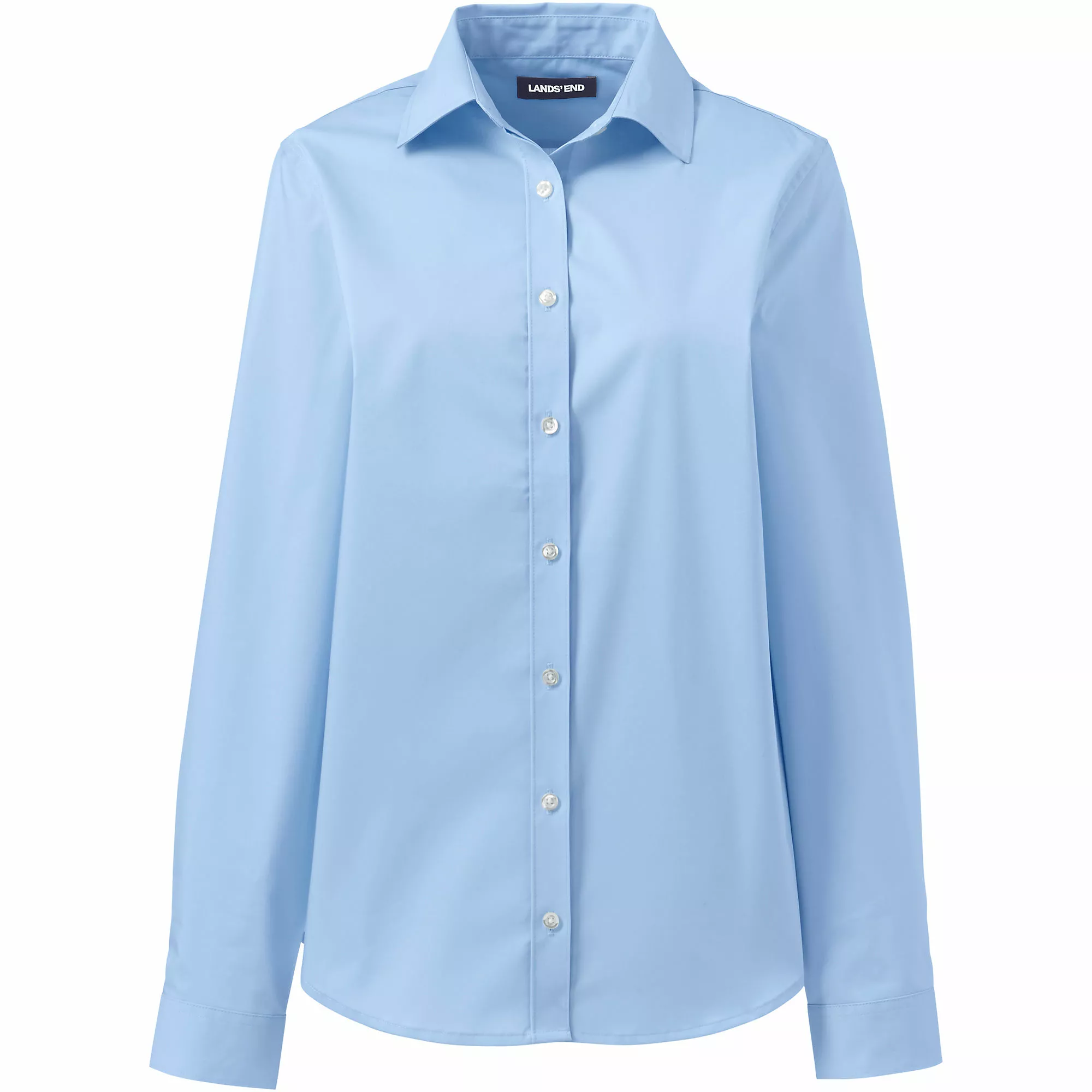 Lands' End Women's No Gape Long Sleeve Stretch Shirt - Image 5