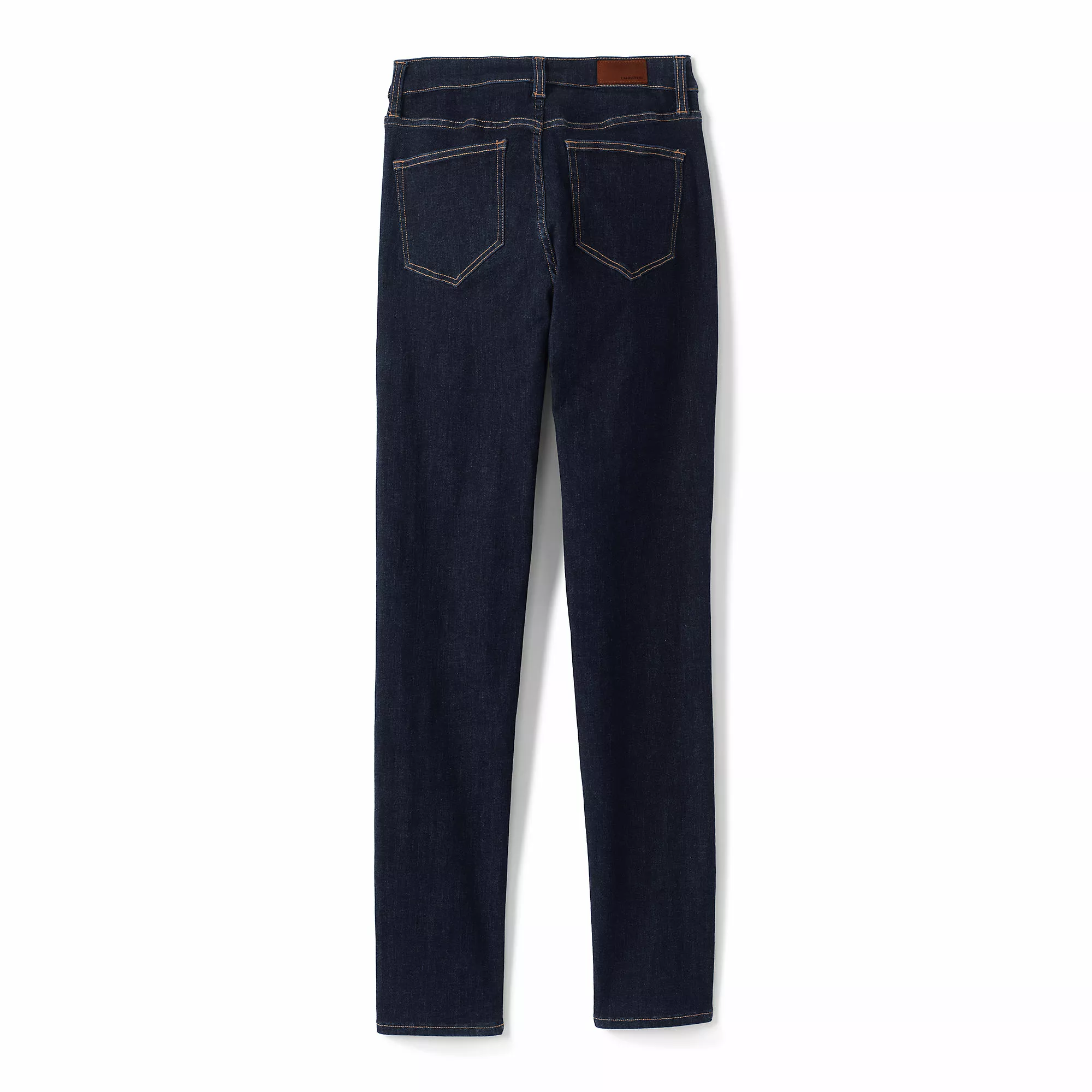 Lands' End Women's Mid Rise Curvy Skinny Jeans - Image 2