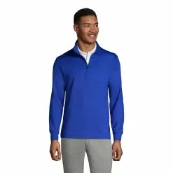 Lands' End Men's Quarter Zip Pullover