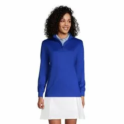 Lands' End Women's Quarter Zip Pullover