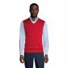 Lands' End Men's Cotton Modal Fine Gauge Sweater Vest