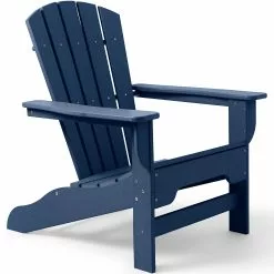 Lands' End All Weather Recycled Fan Back Adirondack Patio Chair