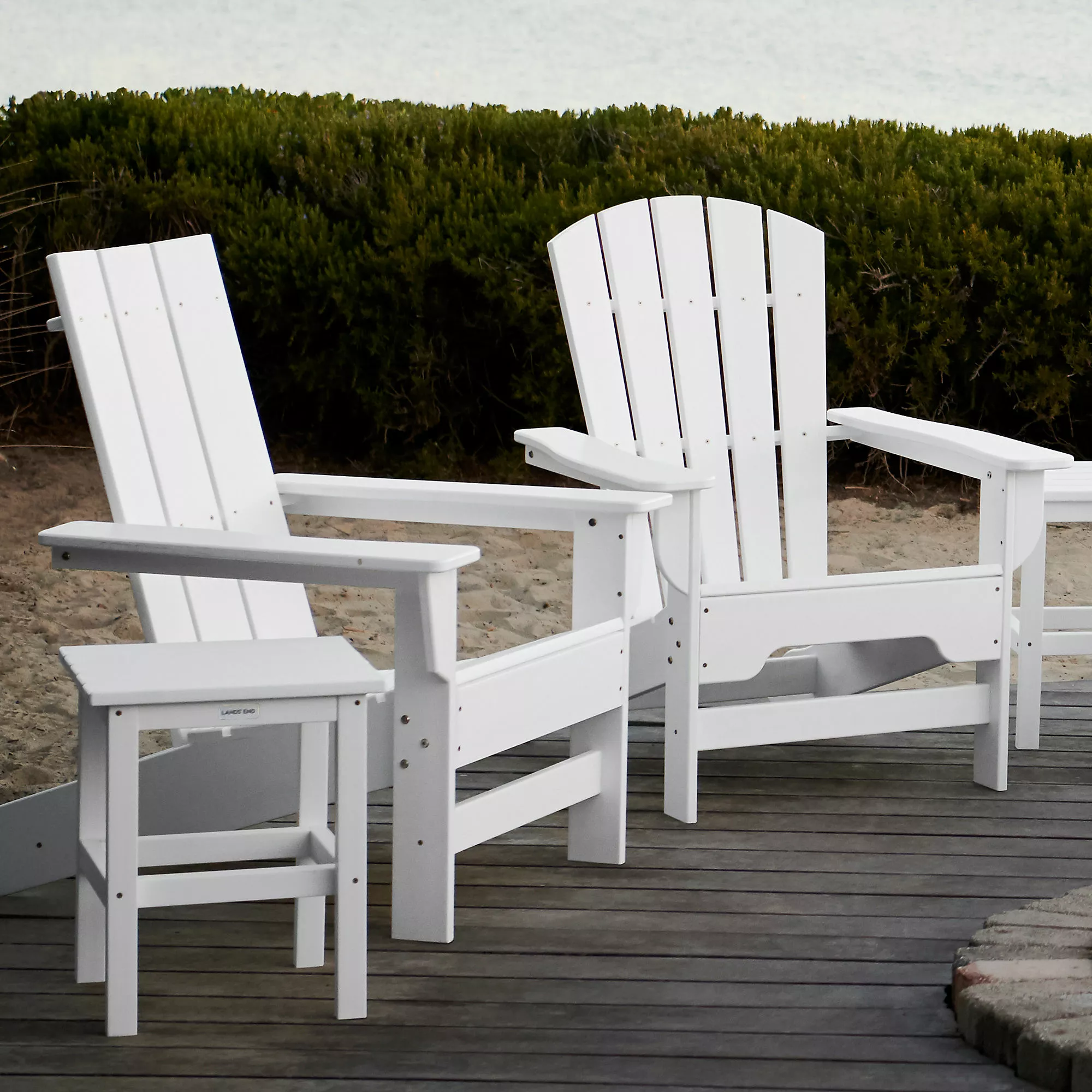 Lands' End All Weather Recycled Fan Back Adirondack Patio Chair - Image 5