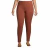 Lands' End Women's Plus Size Elastic Waist High Rise Pull On Skinny Legging Colorful Jeans