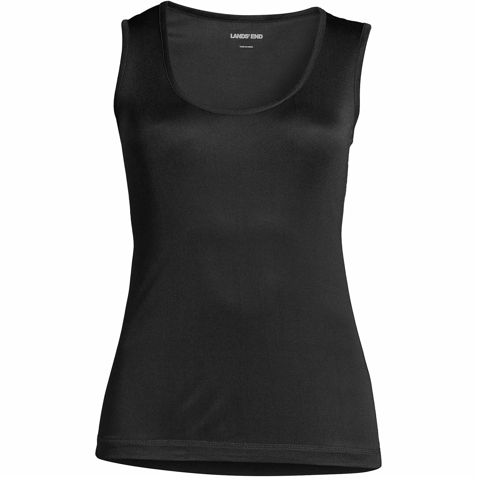 Lands' End Women's Silk Interlock Thermal Long Underwear Base Layer Tank Top - Image 5