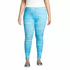 Lands' End Women's Plus Size Active Seamless Leggings