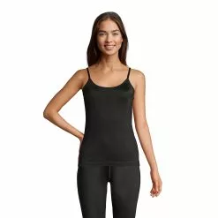 Lands' End Women's Thermaskin Heat Thermal Long Underwear Base Layer Cami Top