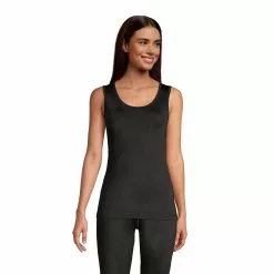 Lands' End Women's Thermaskin Heat Thermal Long Underwear Base Layer Tank Top