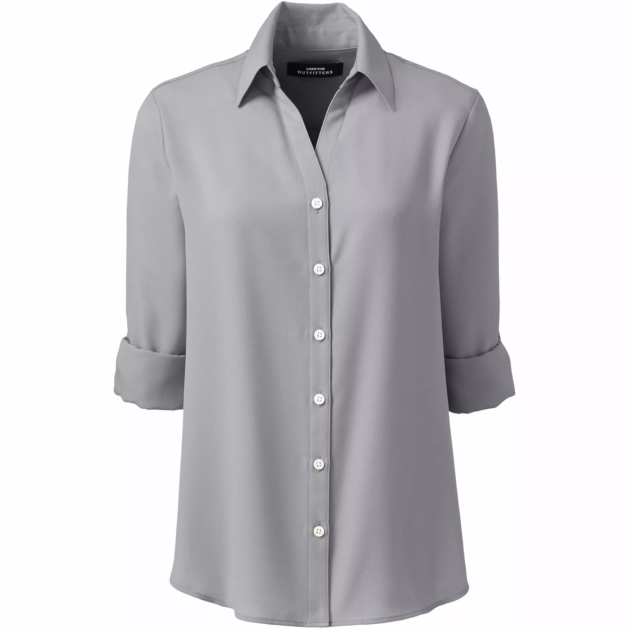 Lands' End Women's Long Sleeve Crepe Blouse - Image 6