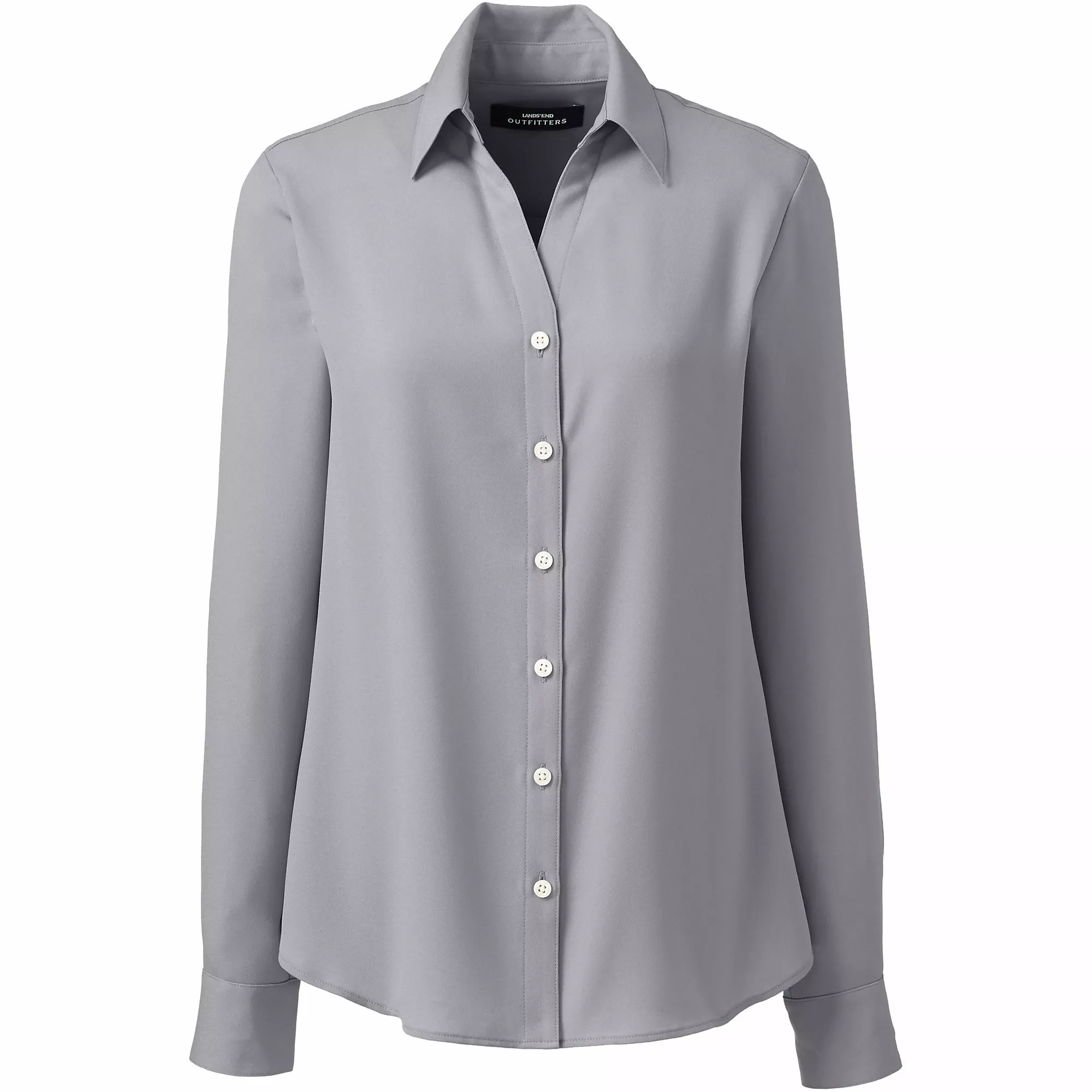 Lands' End Women's Long Sleeve Crepe Blouse - Image 5