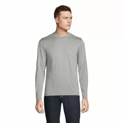 Lands' End Men's Long Sleeve Active T-shirt