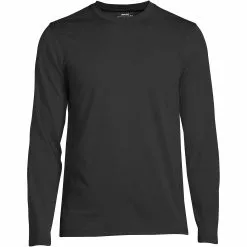 Lands' End Men's Big Long Sleeve Active T-shirt