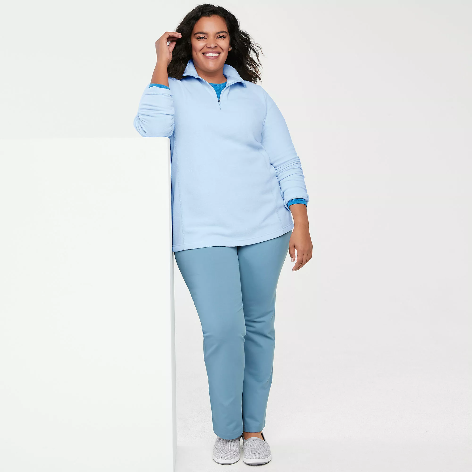 Lands' End Women's Plus Size Active Yoga Pants - Image 7