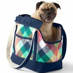 Lands' End Canvas Print Dog Tote Carrier