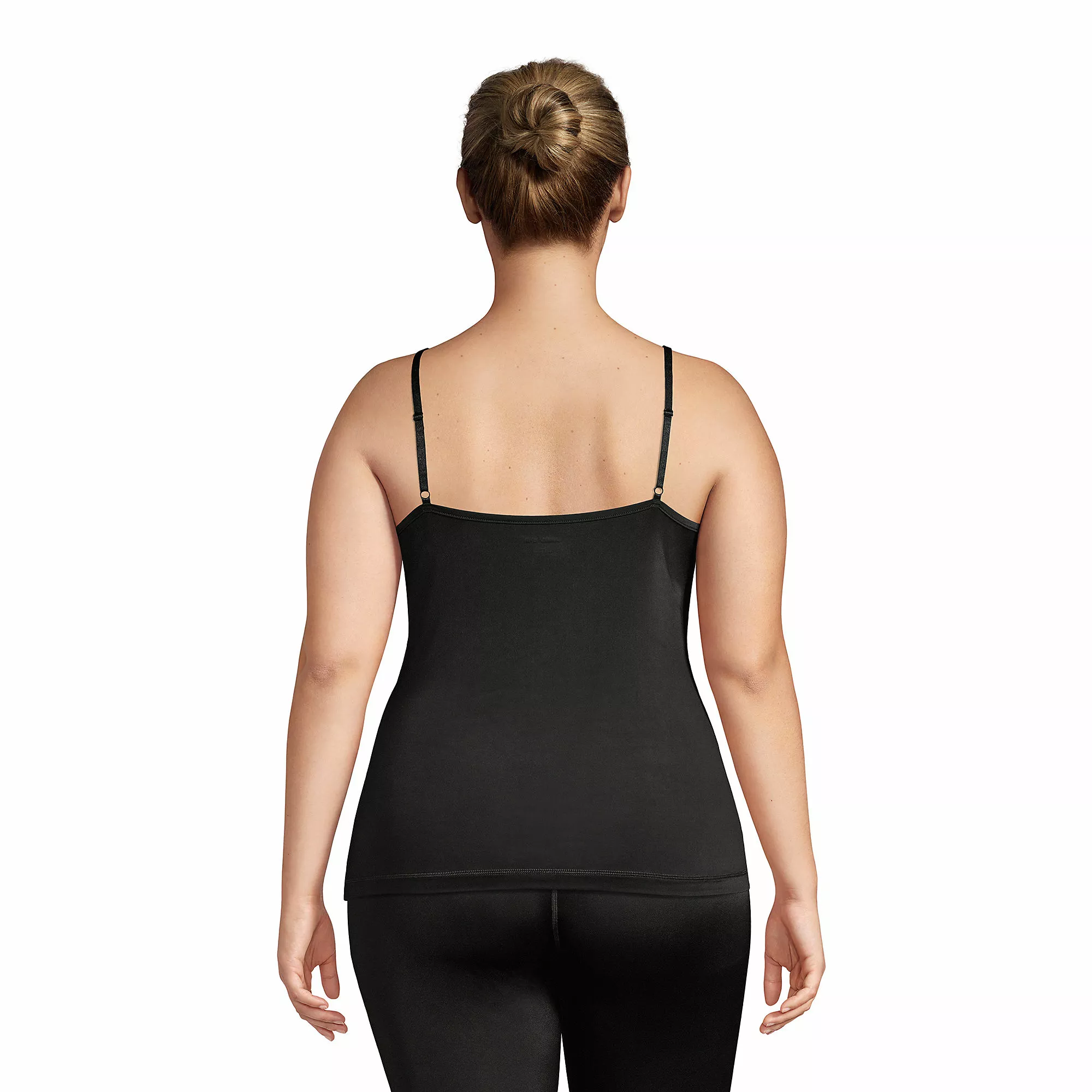 Lands' End Women's Plus Size Thermaskin Heat Thermal Long Underwear Base Layer Cami Top - Image 2