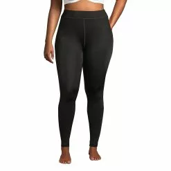 Lands' End Women's Plus Size Thermaskin Heat Thermal Pants Long Underwear Base Layer Leggings