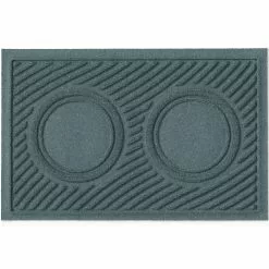 Bungalow Flooring Waterblock Dog Mat Bowl Wave