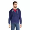 Lands' End Men's Serious Sweats Flannel Lined Full Zip Hoodie