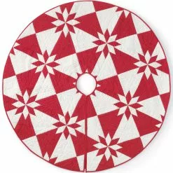 Lands' End Patchwork Christmas Tree Skirt