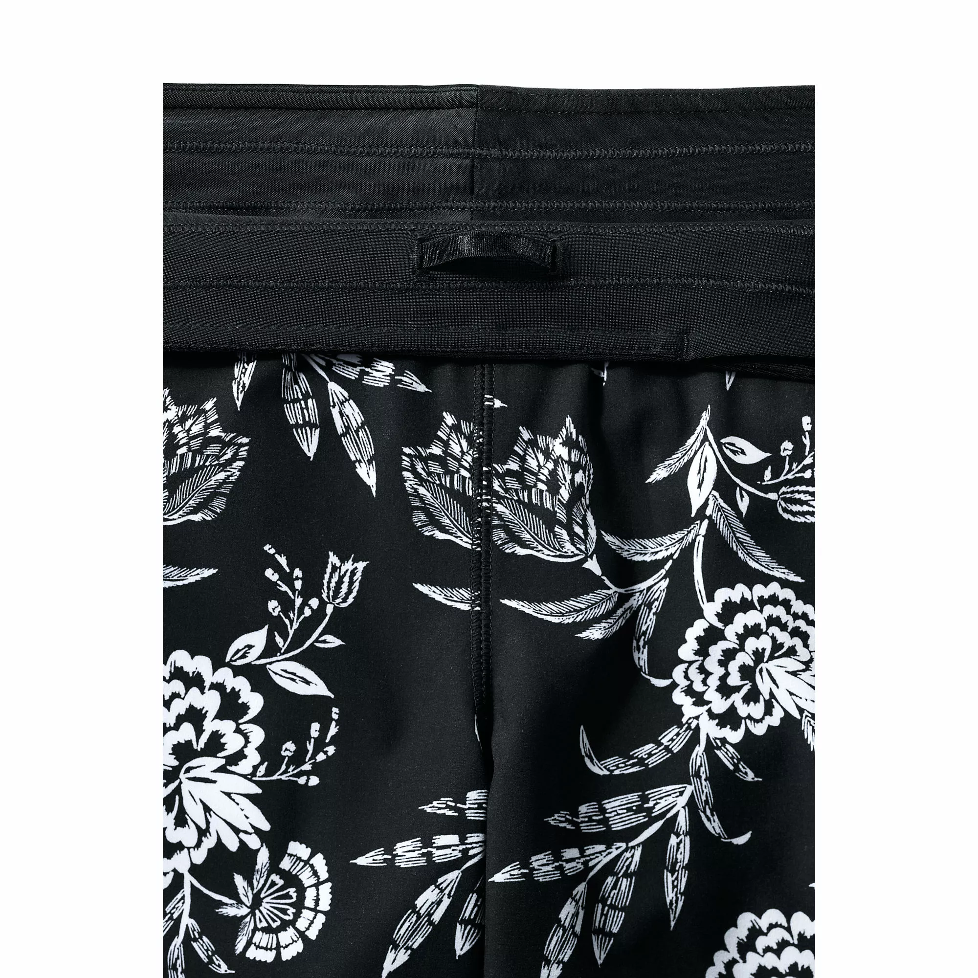 Lands' End Women's 9" Quick Dry Elastic Waist Modest Board Shorts Swim Cover-up Shorts With Panty Print - Image 5