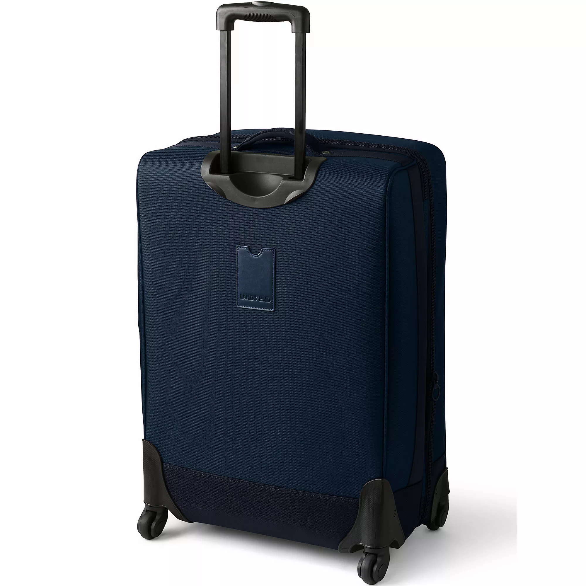 Lands' End Travel Checked Rolling Luggage Bag - Image 2