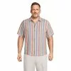 Lands' End Men's Big And Tall Traditional Fit Short Sleeve Linen Shirt