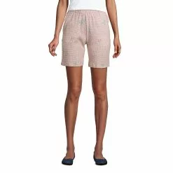 Lands' End Women's Sport Knit Shorts Print