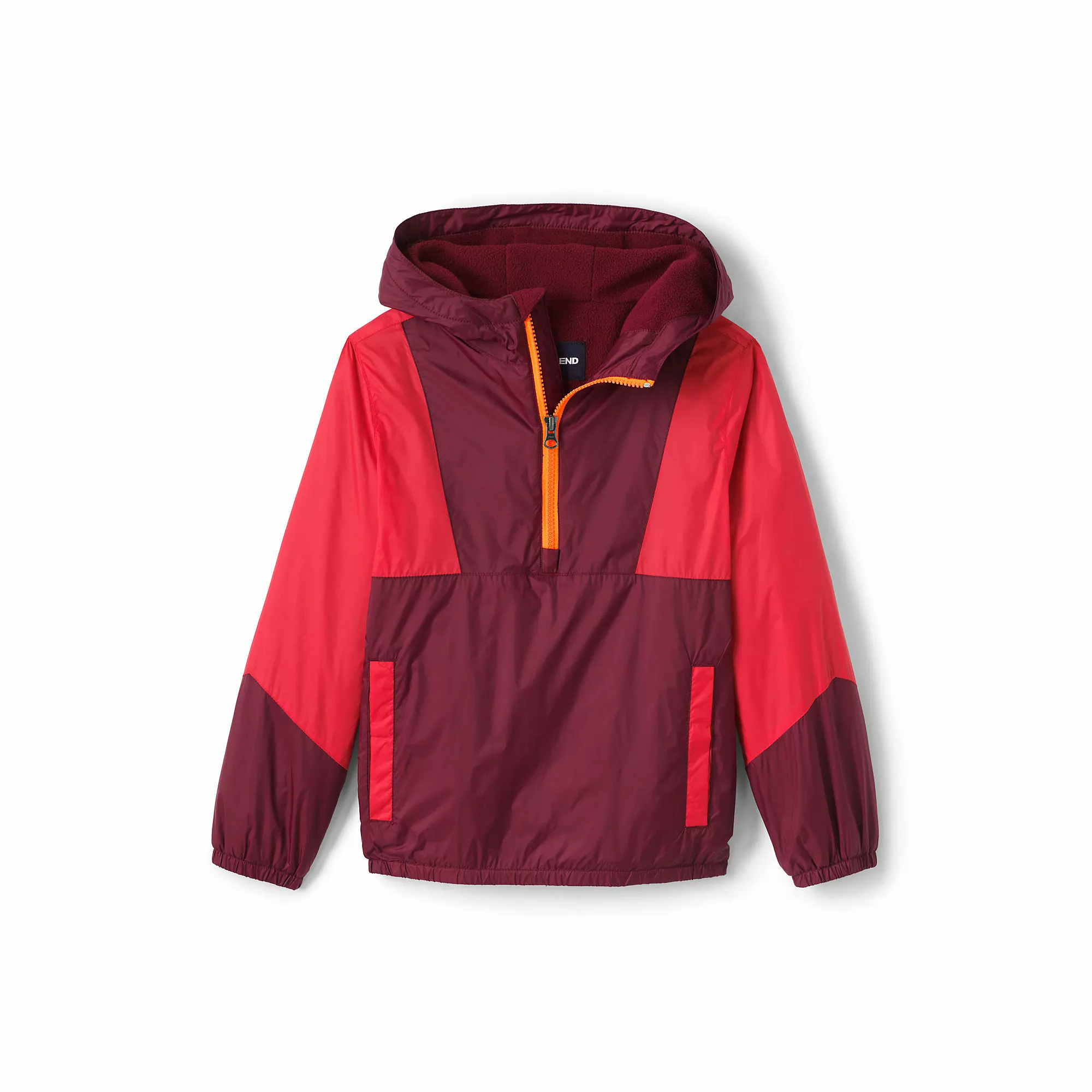 Lands' End Kids Active Fleece Lined Pullover Jacket