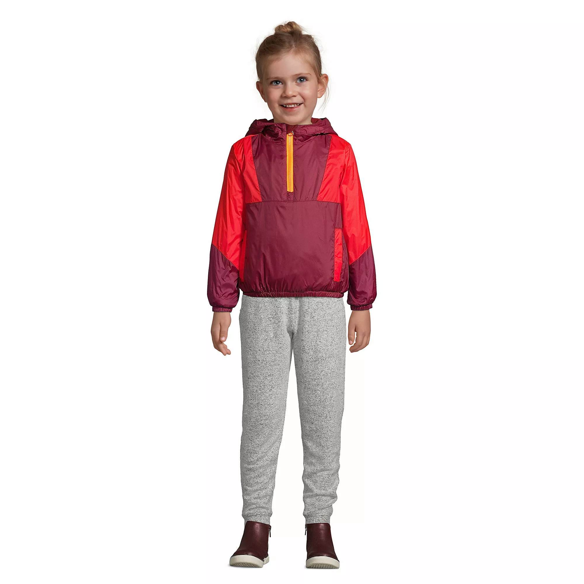 Lands' End Kids Active Fleece Lined Pullover Jacket - Image 3