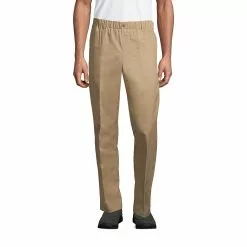 Lands' End Men's Elastic Waist Pull-On Chino Pants