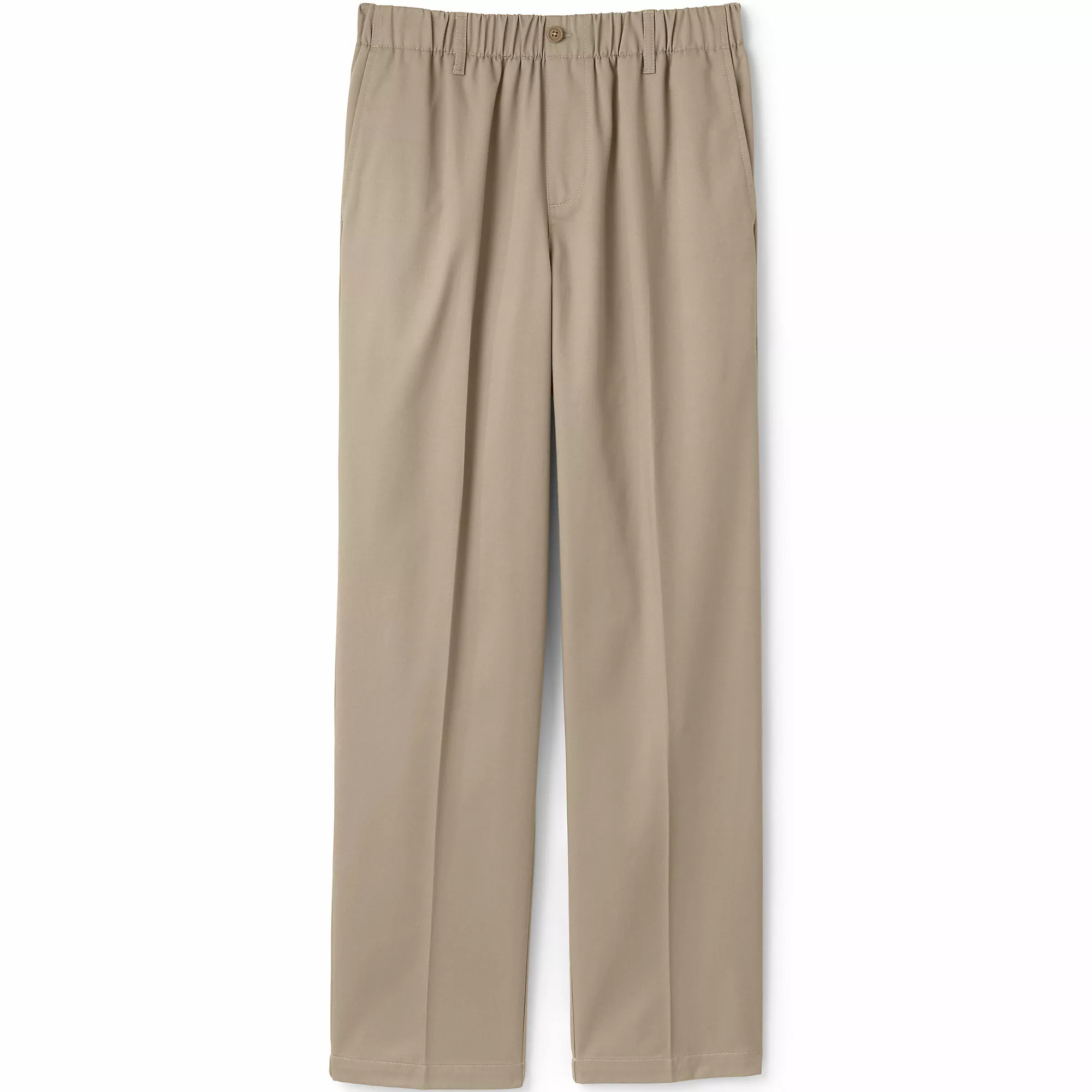Lands' End Men's Elastic Waist Pull-On Chino Pants - Image 5