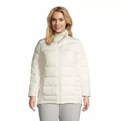Lands' End Women's Plus Size Down Winter Puffer Jacket