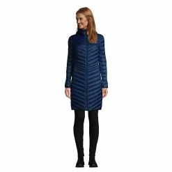 Lands' End Women's Ultralight Packable Down Coat