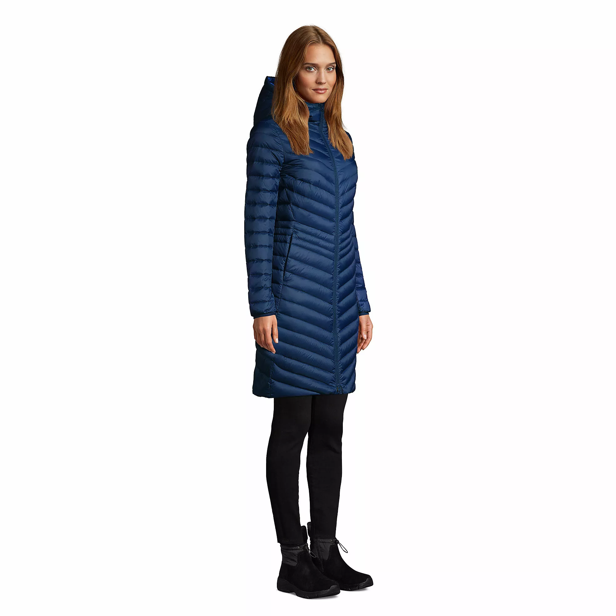 Lands' End Women's Ultralight Packable Down Coat - Image 3