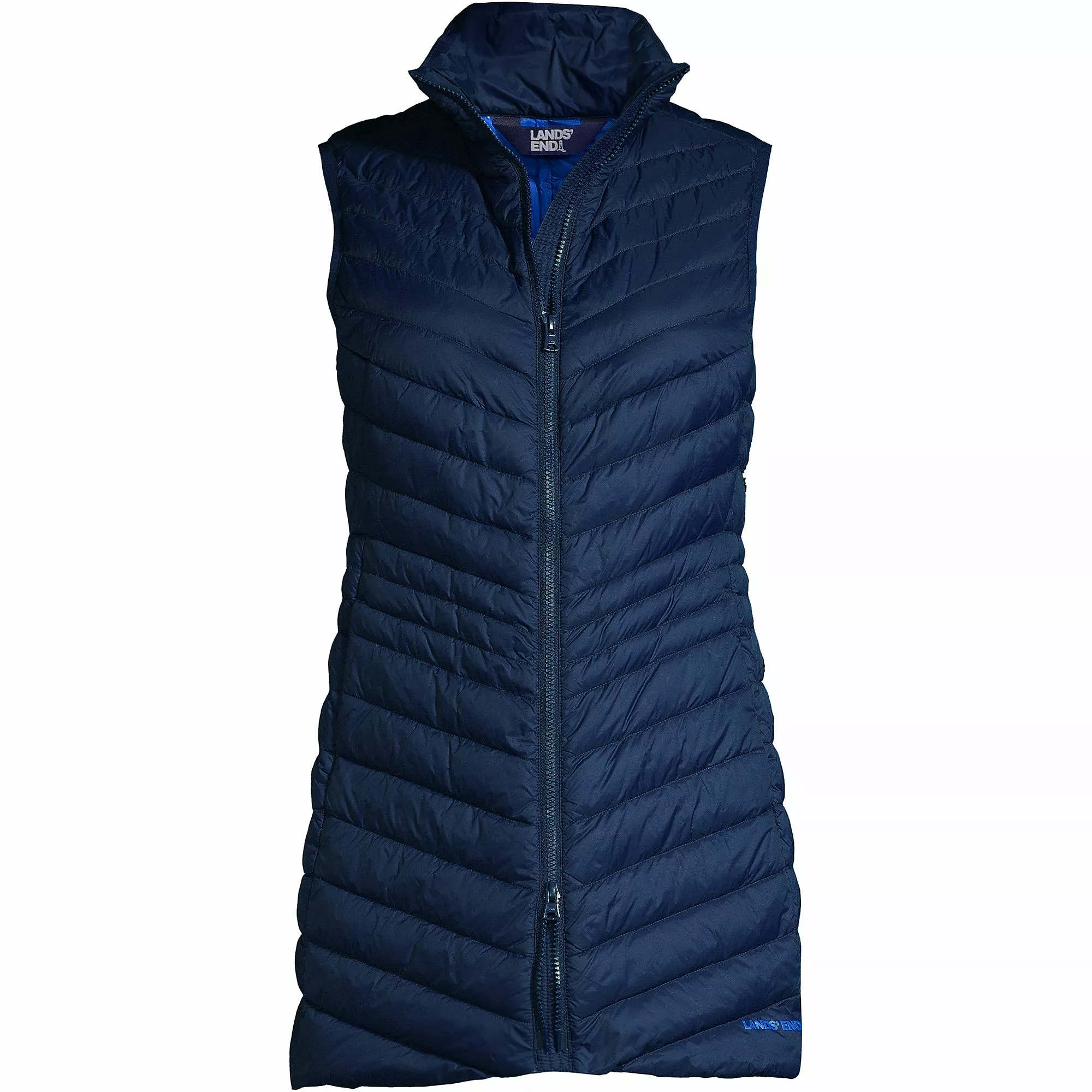 Lands' End Women's Ultralight Packable Down Long Vest - Image 5