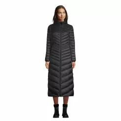 Lands' End Women's Petit Ultralight Packable Maxi Down Coat