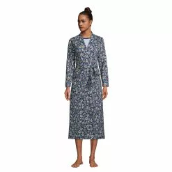 Lands' End Women's Supima Cotton Long Robe