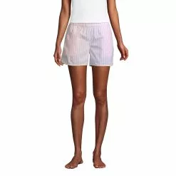 Lands' End Women's Cotton Poplin Pajama Shorts