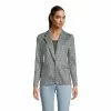Lands' End Women's Sweater Fleece Blazer Jacket - The Blazer