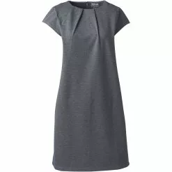 Lands' End Women's Plus Size Short Sleeve Ponte Dress