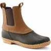 Lands' End Men's Insulated Flannel Lined Chelsea Duck Boots