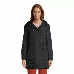 Lands' End Women's Thermoplume Down Alternative Parka